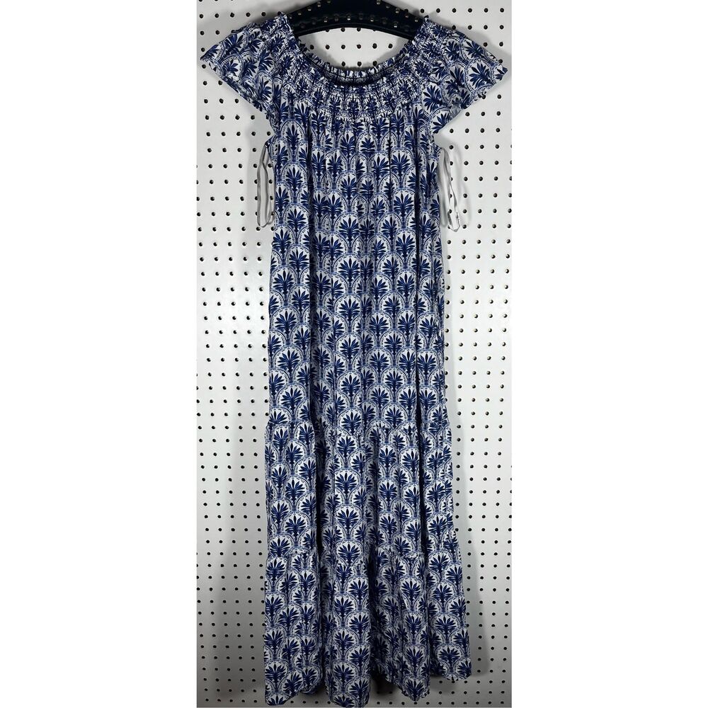Tommy Bahama Cap Sleeve Maxi Dress Size M